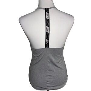 Nike Gray Halter Top with Black Strap